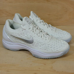 Nike Air Zoom Cage 3 HC White Shoes NEW